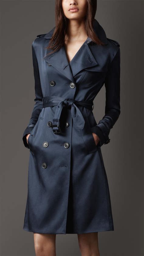 burberry trench coat dark blue|Burberry trench coats outlet store.